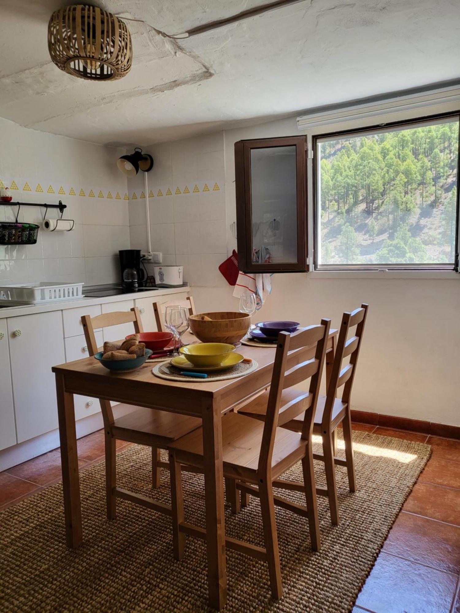 Casa Rural Los Pinares El Juncal De Tejeda Dış mekan fotoğraf